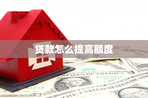 卫东贷款怎么提高额度