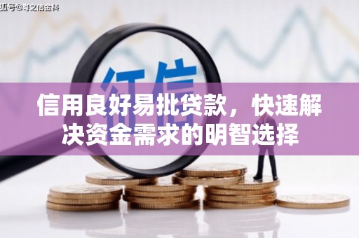 卫东信用良好易批贷款，快速解决资金需求的明智选择