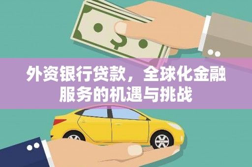 卫东外资银行贷款，全球化金融服务的机遇与挑战