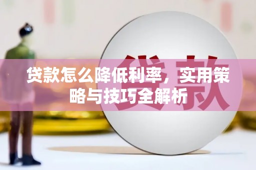 卫东贷款怎么降低利率，实用策略与技巧全解析