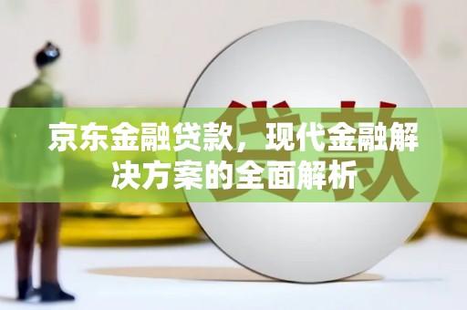 卫东京东金融贷款，现代金融解决方案的全面解析