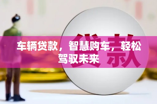 卫东车辆贷款，智慧购车，轻松驾驭未来